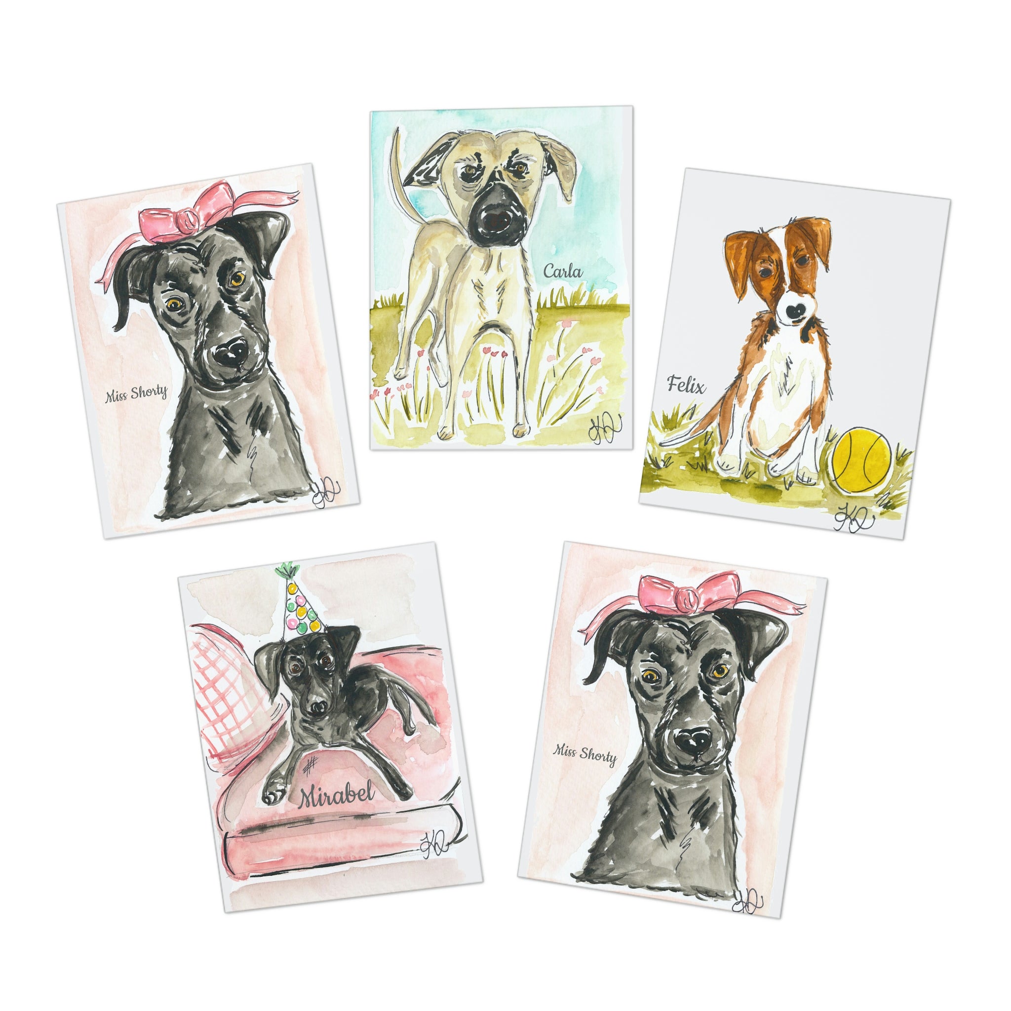 Multi-Design Greeting Cards (5-Pack)