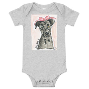 Miss Shorty Baby Short Sleeve Onesie