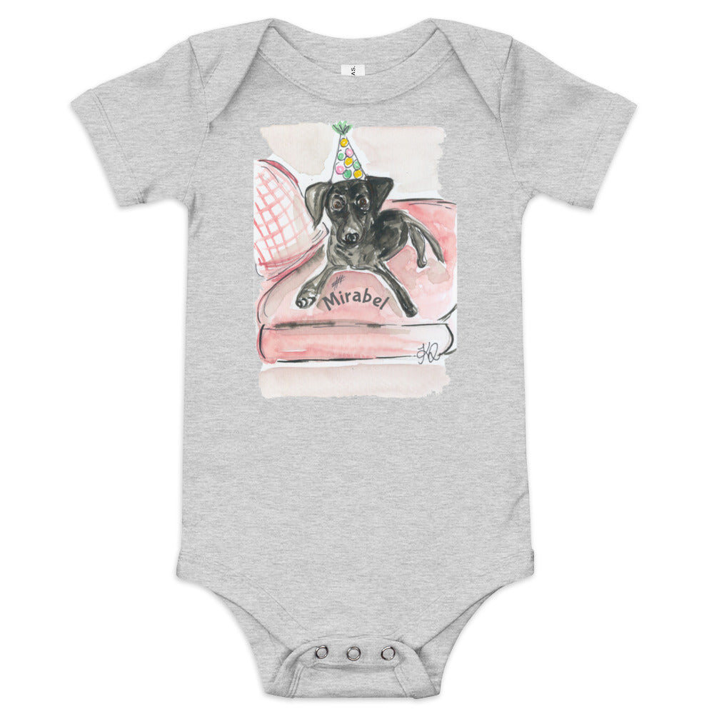 Mirabel Baby Short Sleeve Onesie