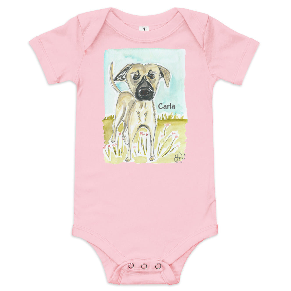 Carla Baby Short Sleeve Onesie