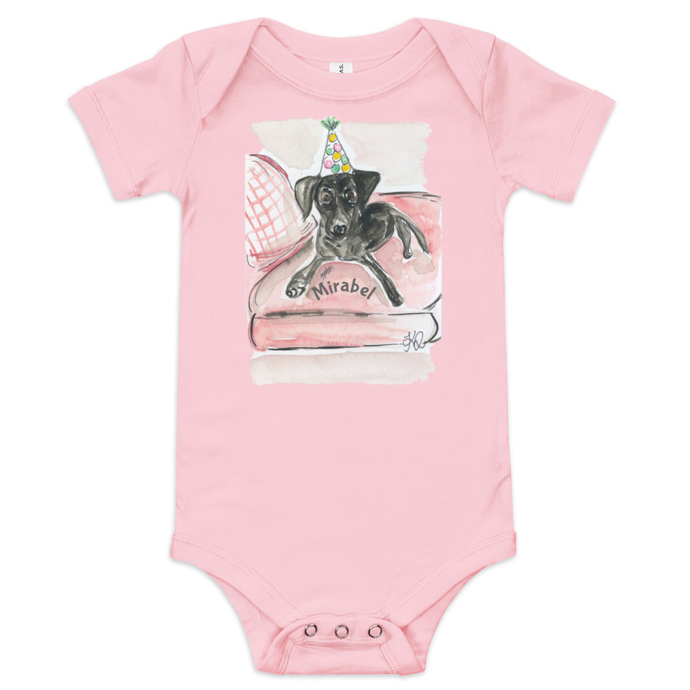 Mirabel Baby Short Sleeve Onesie