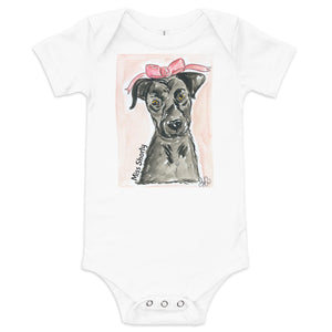 Miss Shorty Baby Short Sleeve Onesie