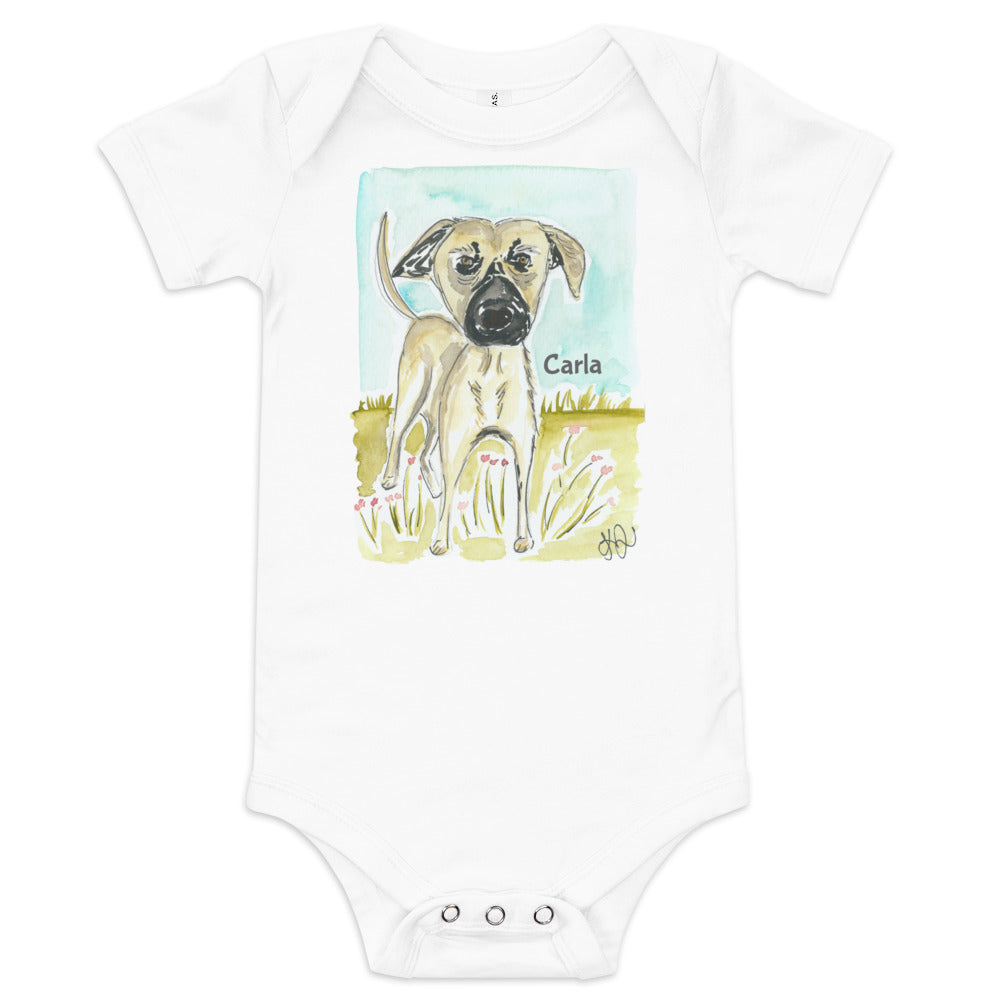 Carla Baby Short Sleeve Onesie