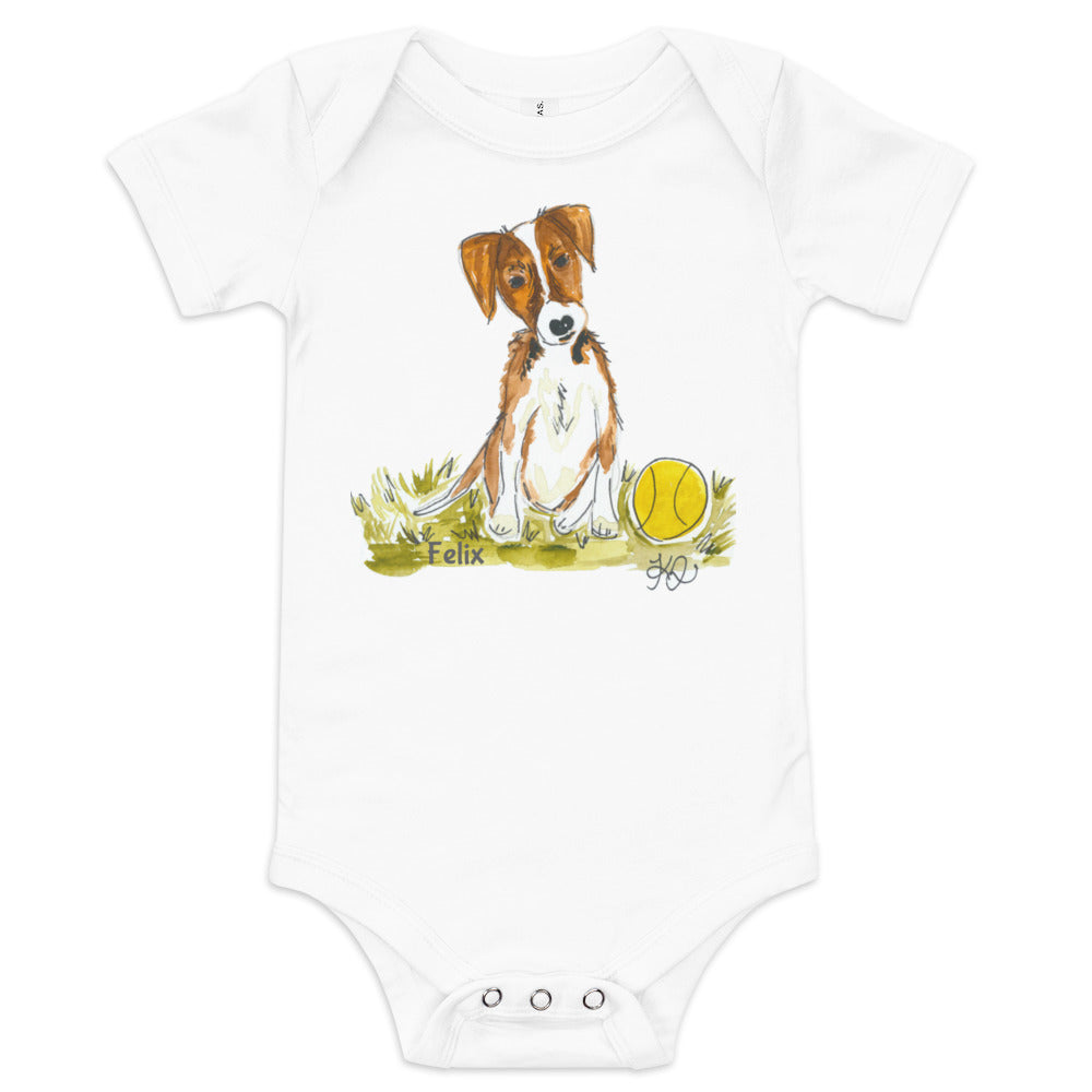 Felix Baby Short Sleeve Onesie