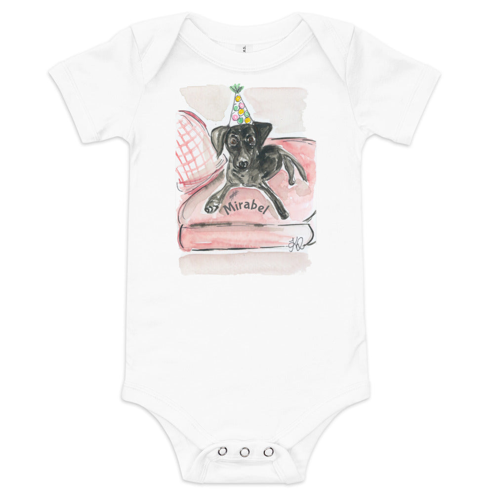 Mirabel Baby Short Sleeve Onesie