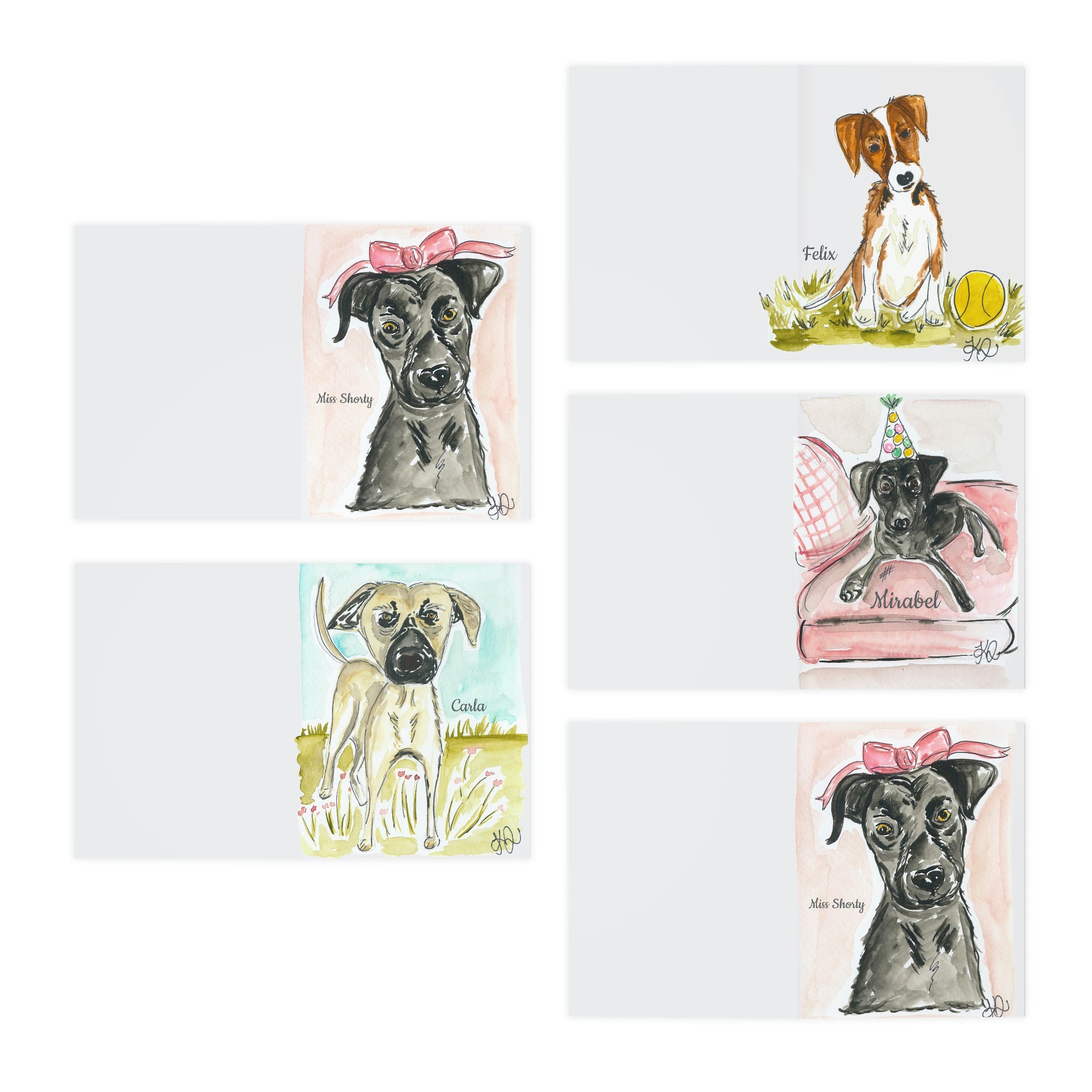 Multi-Design Greeting Cards (5-Pack)